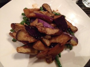 Taiwanese stir fried Eggplant