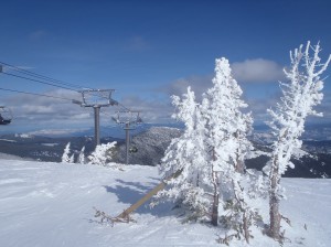 High speed quad at Apex Mountain Resort