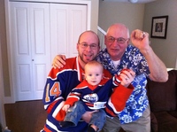 Chris Whiteley - Patience is a virtue, and by the time my son grows up, he can be proud to wear an Oiler's jersey. Until that time at least we can all be united in cheering for Team Canada.
