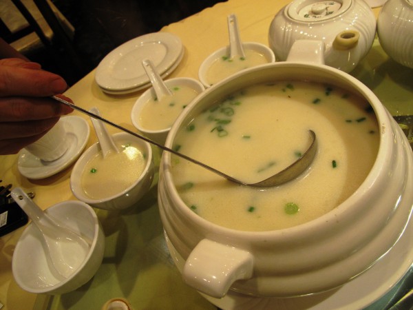 Claypot of Milky Fish soup
