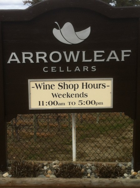 Arrow Leaf sign-2