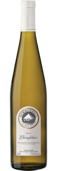 Summerhill Pyramid Winery's 2013 Ehrenfesler is a shining example of a low sulphite BC wine