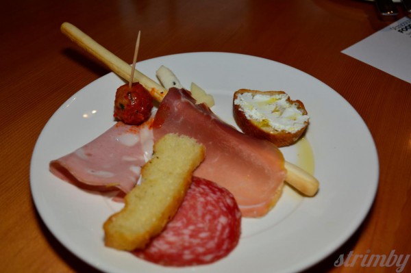 Antipasto platter from Caffe al Mercato