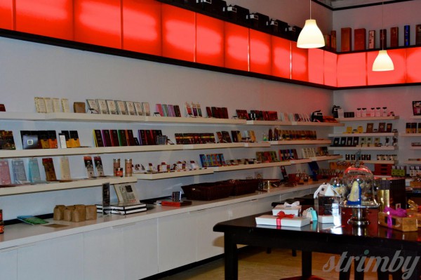 The vast chocolate selection at Xoxolat