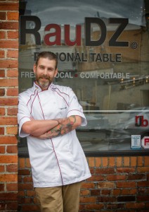 RauDZ Brock Bowes in front of RauDZ