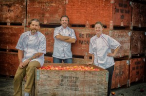 RauDZ Chef Brock Bowes, Chef Rod Butters and Chef Robyn Sigurdson