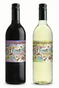 Route 97 Big Adventure Red and Route 97 Meandering White available at select BC VQA stores. 