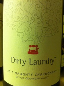 ww Dirty Laundry 2011 Naughty Chardonnay
