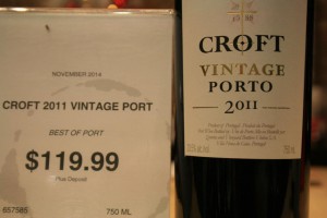 BoP Croft 2011 Vintage