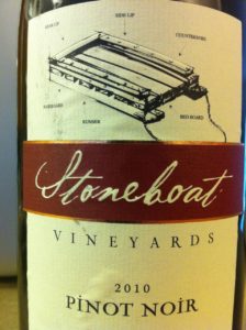 Stoneboat 2010 Pinot Noir