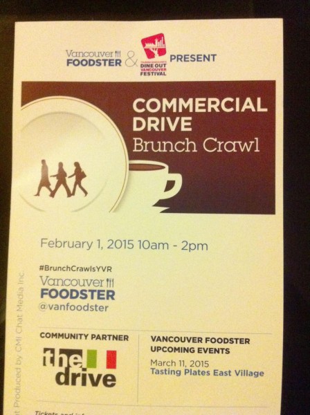 Commercial Drive Brunch Crawl