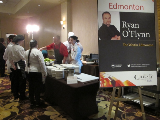 RBuchanan photo - Chef Ryan O`Flynn plating for judges during Grand Finale