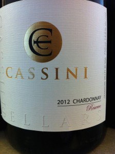 Cassini 2012 Reserve Chardonnay