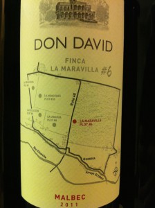 Don David Finca 2011 Malbec