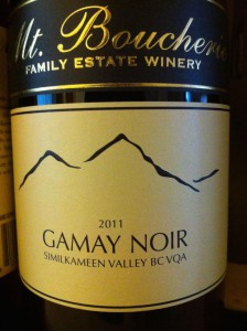 Mount Boucherie 2011 Gamay Noir