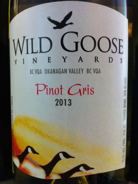 Wild Goose 2013 Pinot Gris