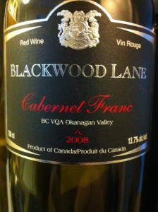 Blackwood Lane 2008 Cabernet Franc