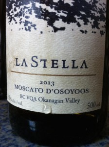 La Stella 2013 Moscato D'Osoyoos 2