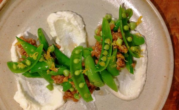 summer pea salad chef ron shaw