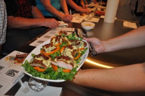 BBQ Samples being presented for judging