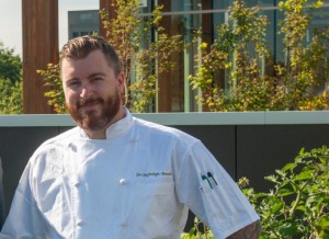  Gus Steiffenhofer-Brandson, chef-de-cuisine, creates seasonal menu for Perch based on available ingredients. 