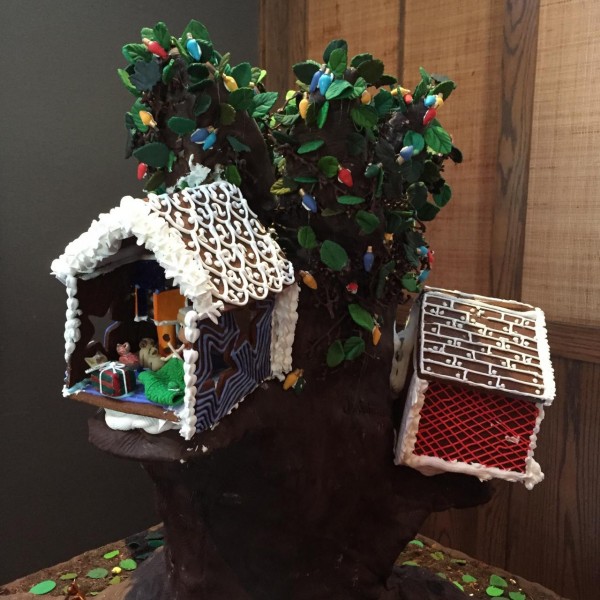 Gingerbread Display at the Laurel Point Inn