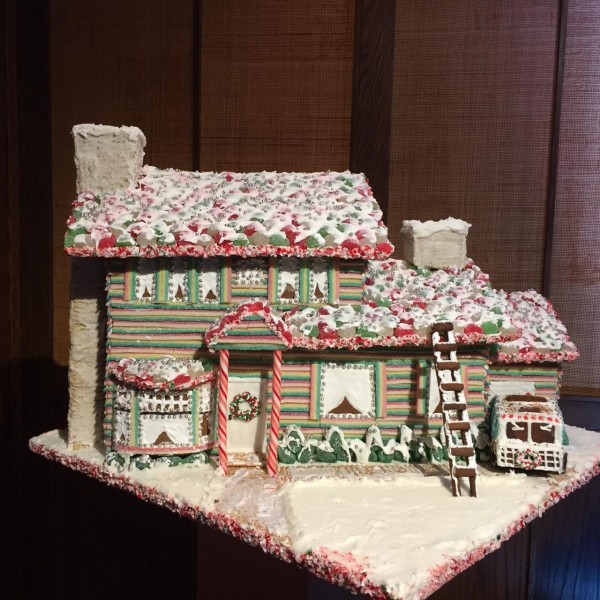 Gingerbread Display at the Laurel Point Inn