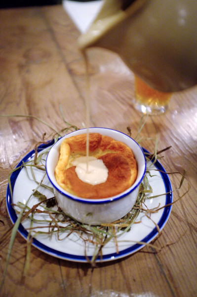 Royal Dinette Ugly Duckling Cauliflower Souffle photo credit: Leila Kwok