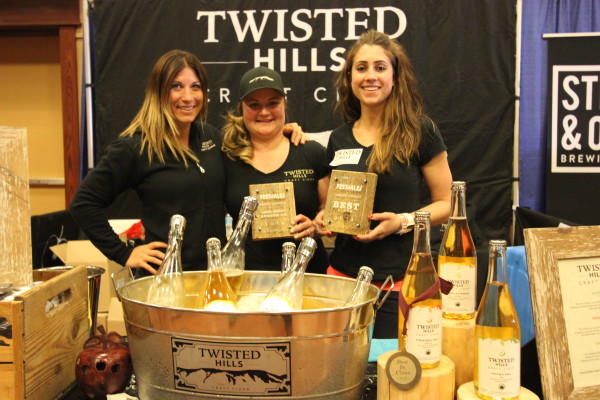 Twisted Hills team with award