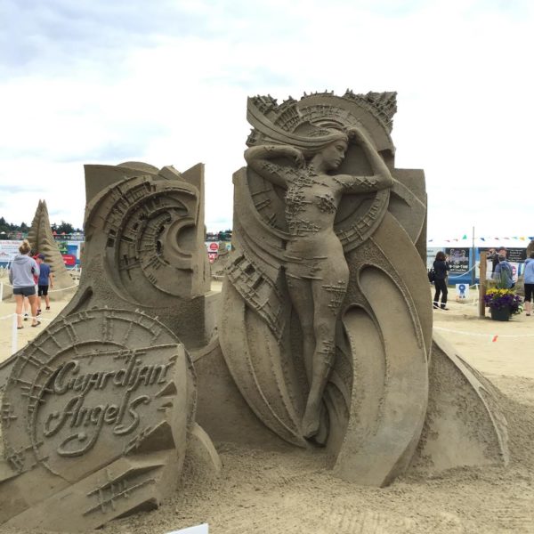 Quality Foods Sand Sculpture competition in Parksville through August 21