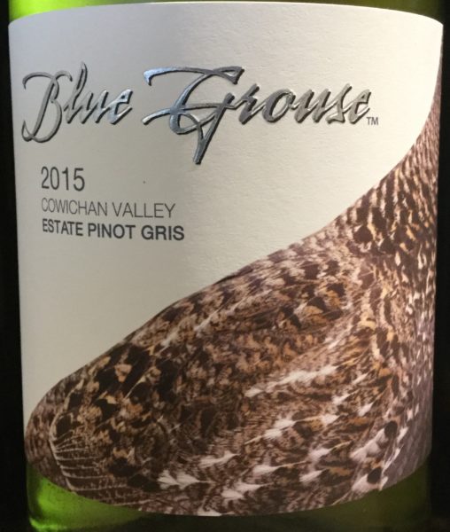 BG Estate 2015 Pinot Gris