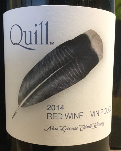 BG Quill 2014 Red Wine