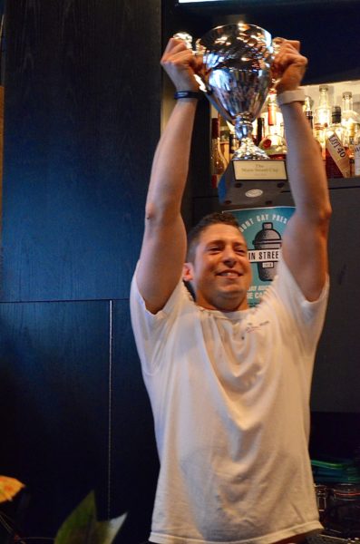 Host The Cascade Room and Galen Linnett took possession of the Main Street Cup as the People's Choice