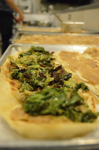 Chef Alison Ramage's flatbread starter - photo by Cathy Browne