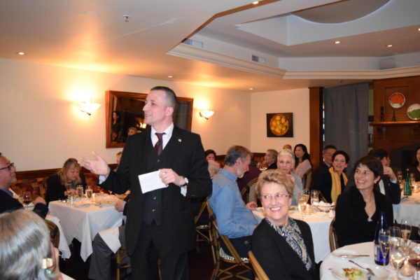 French Consul General Jean-Christophe Fleury hosted the #GoodFrance meal at Bistro Pastis - photo courtesy of the French Consulate