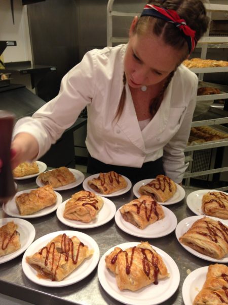 The final dessert plating - photo courtesy of the French Consulate