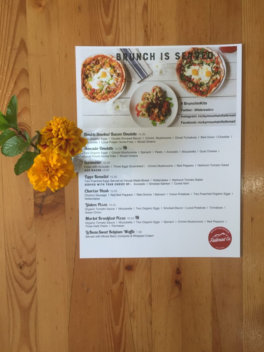 Rocky Mountain Flatbread for a delicious Sunday Brunch My VanCity