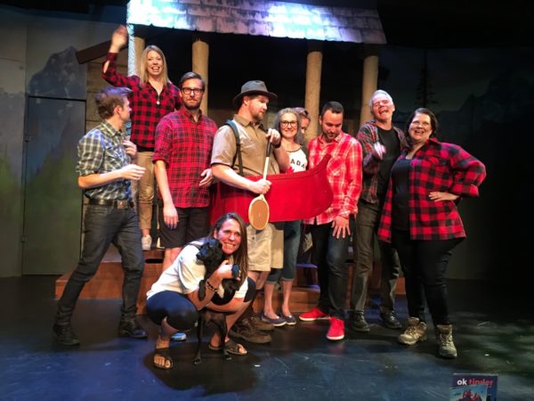 The talented cast of Oh, Canada - the True North Strong and Funny. Photo by Cathy Browne