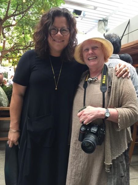 Top Chef Canada winner Nicole Gomes, with Cathy Browne - photo by Sylvia Dudra Pritchard