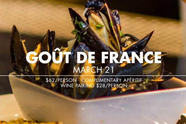 Provence Marinaside participates in Goût de France on March 21